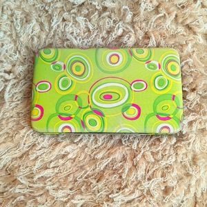 Lime green wallet. See images. As is condition